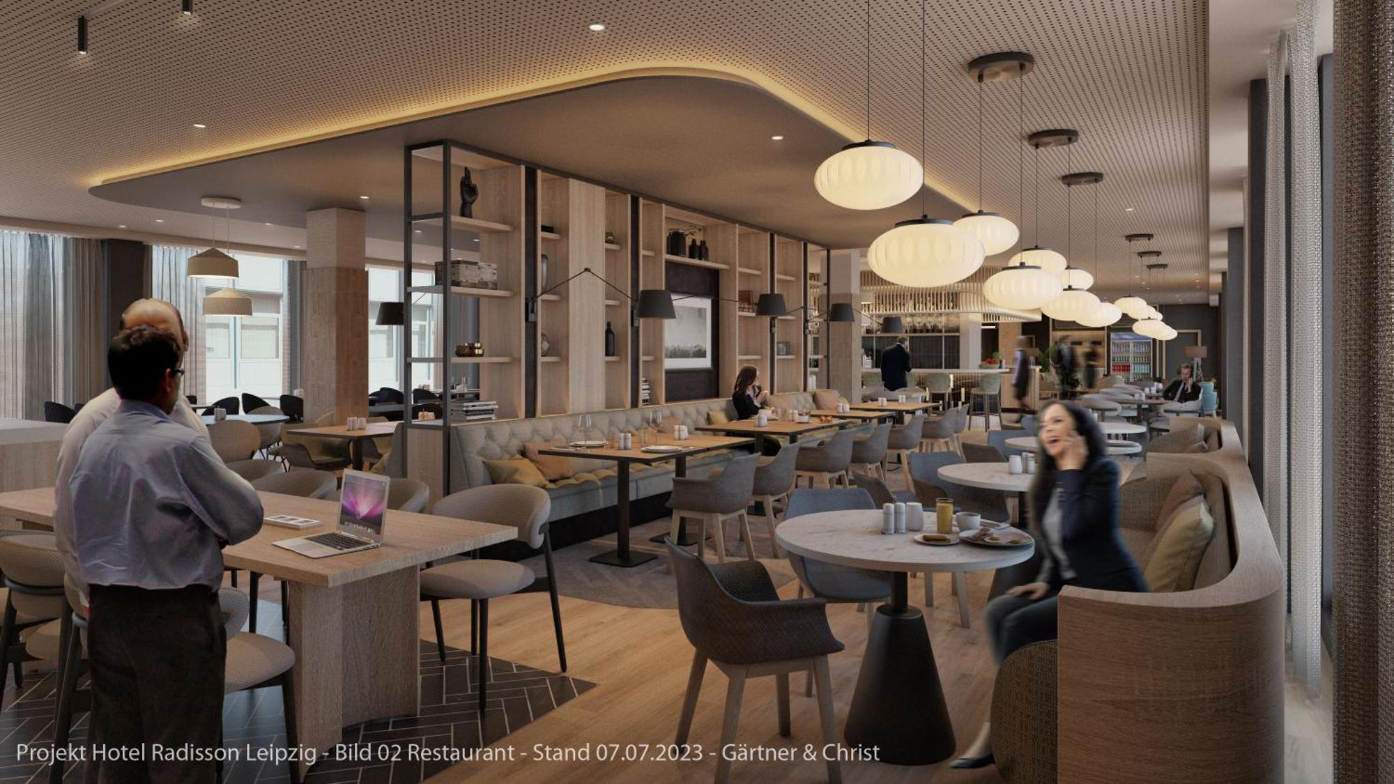 Radisson Hotel Leipzig Eksteriør billede